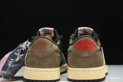 SCOTT DARK LOW TRAVIS 1 AIR CQ4277-001 JORDAN MOCHA 0902